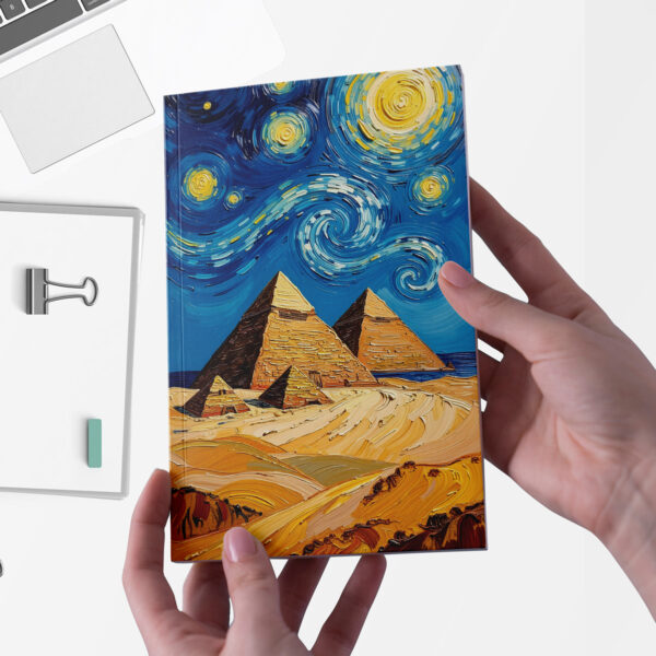 Pyramids & Starry Sky Notebook - A Journey to Ancient Egypt