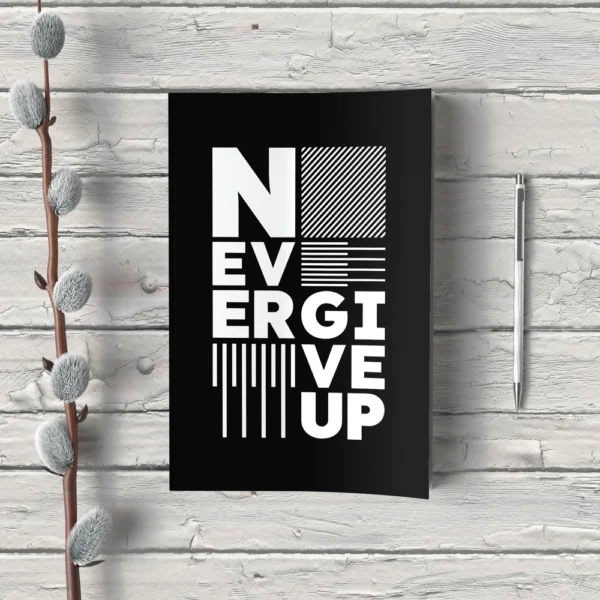 Never Give Up - A Vibrant & Majestic Design